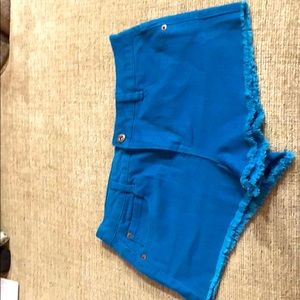 Blue shorts
